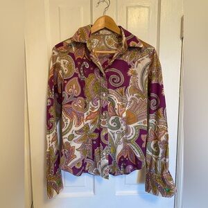 Etro Paisley Button-Up Shirt